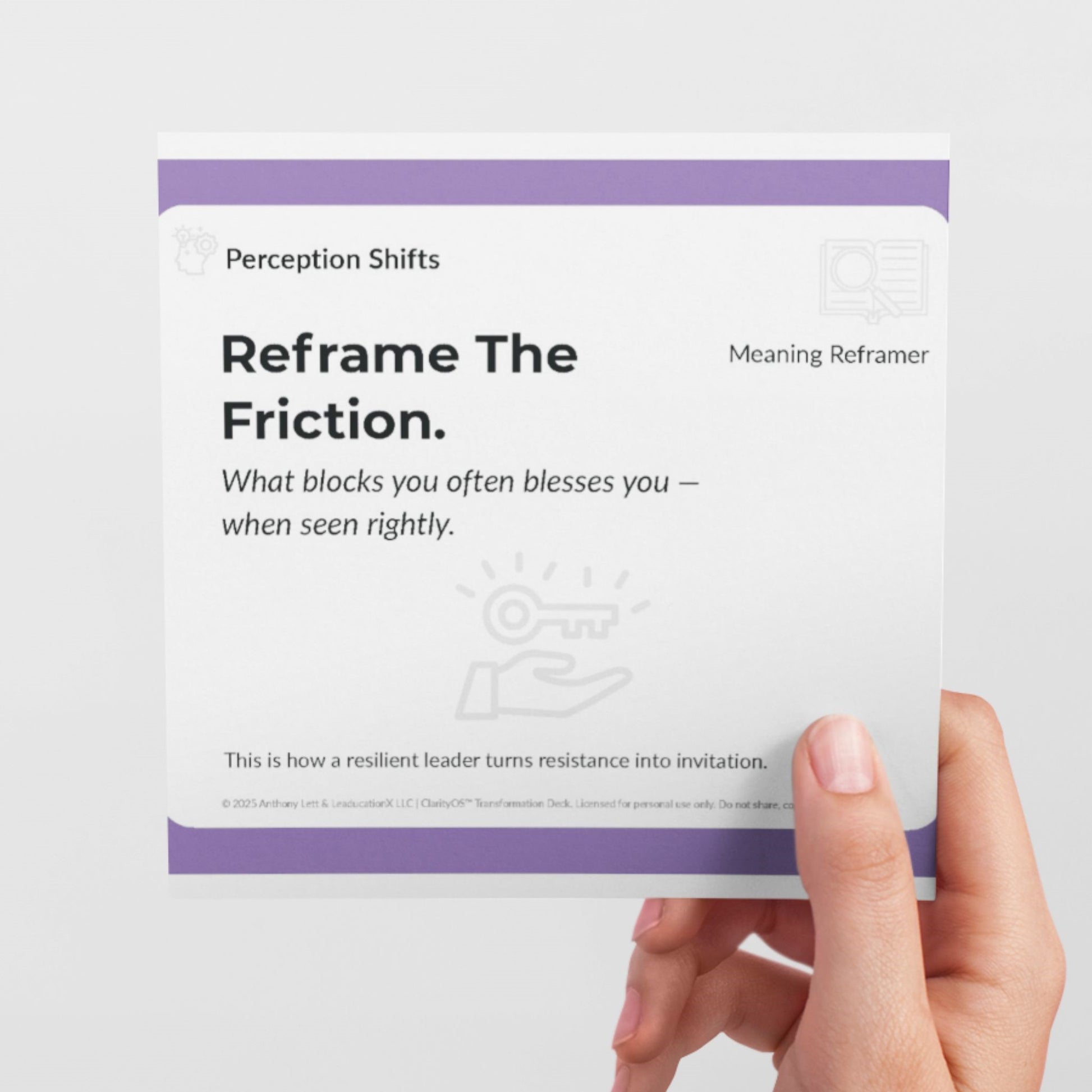 Clarity Mode Cards featuring ClarityOS™ methodology – tools for professionals and founders.